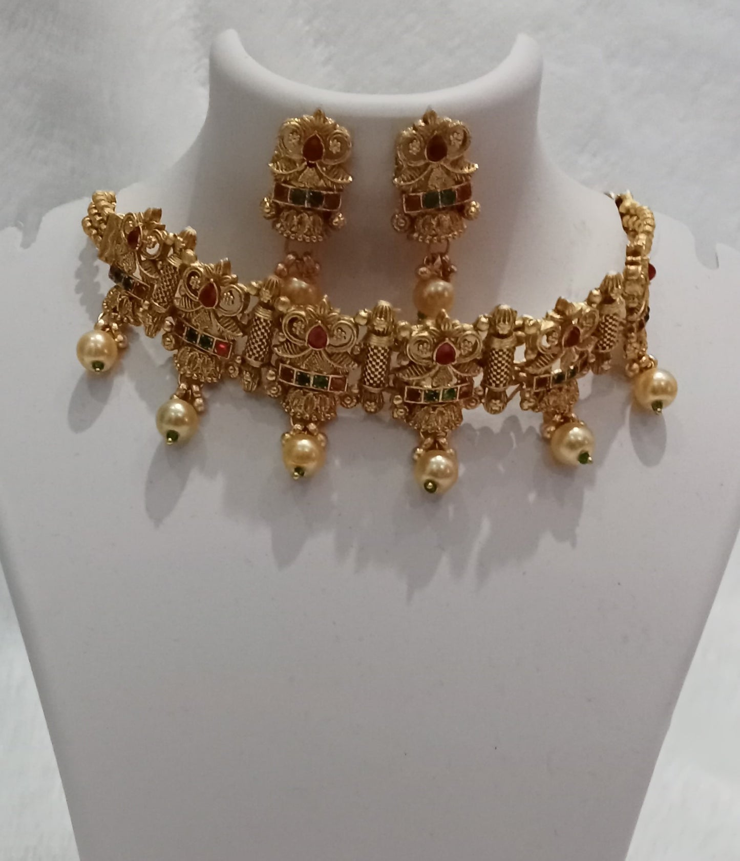 Rajwadi Polish Choker/Neclace