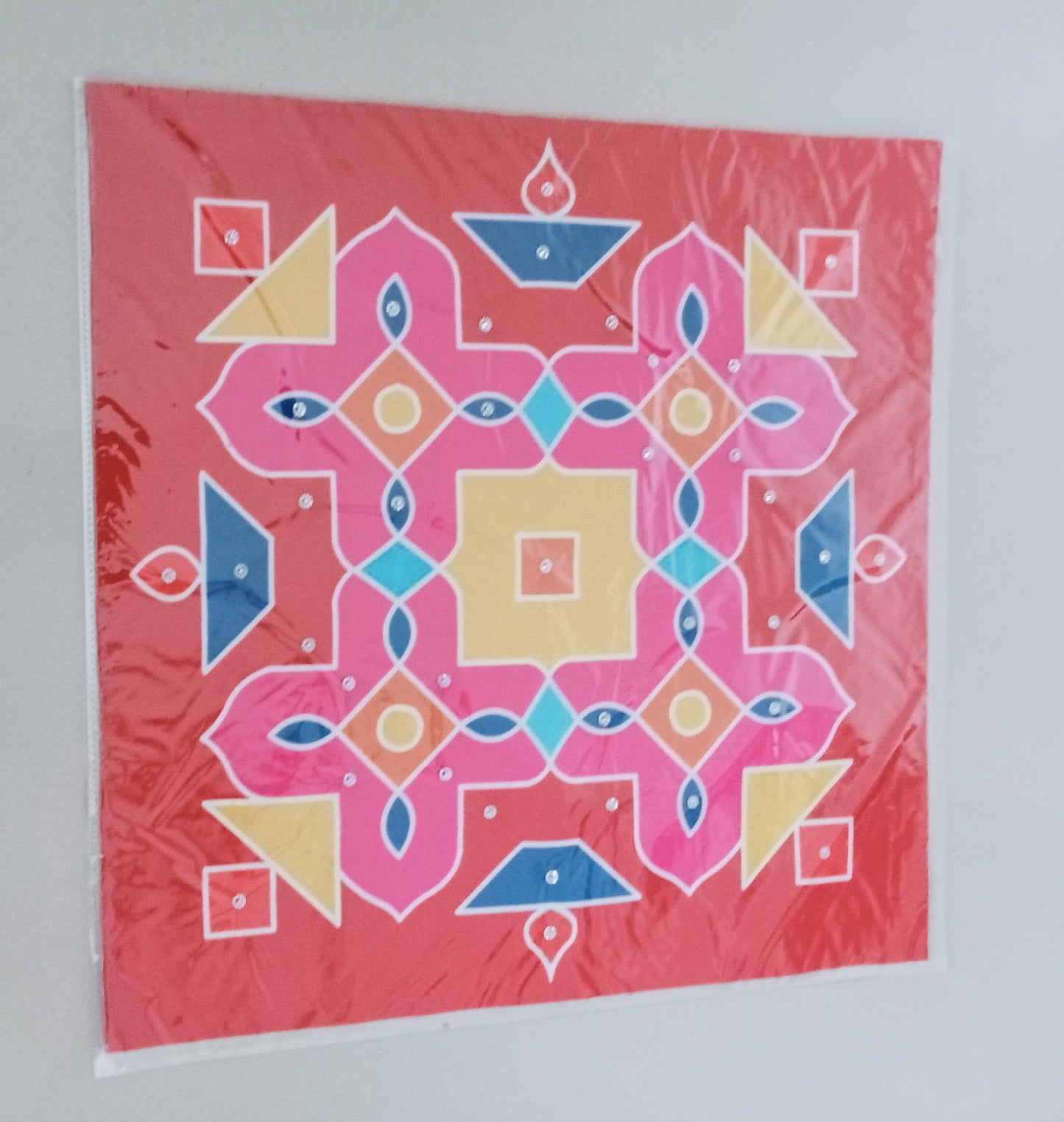 Fabric Ready rangoli washable /Decorative item