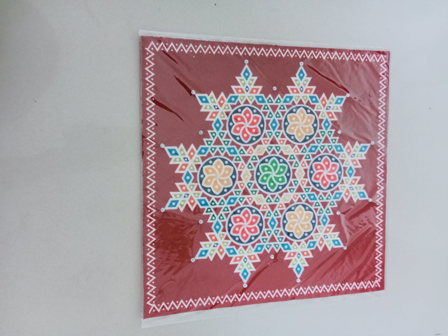 Fabric Ready rangoli washable /Decorative item