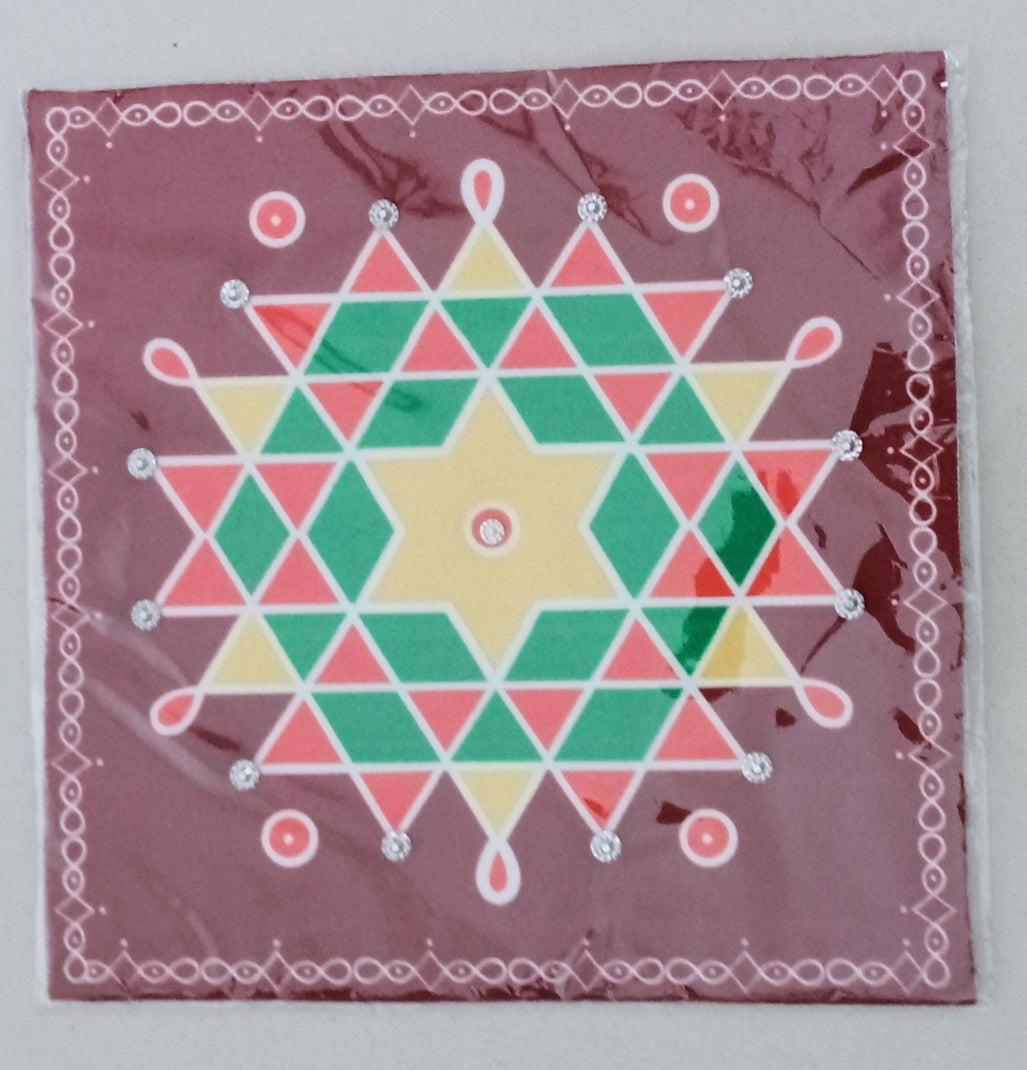 Fabric Ready rangoli washable /Decorative item