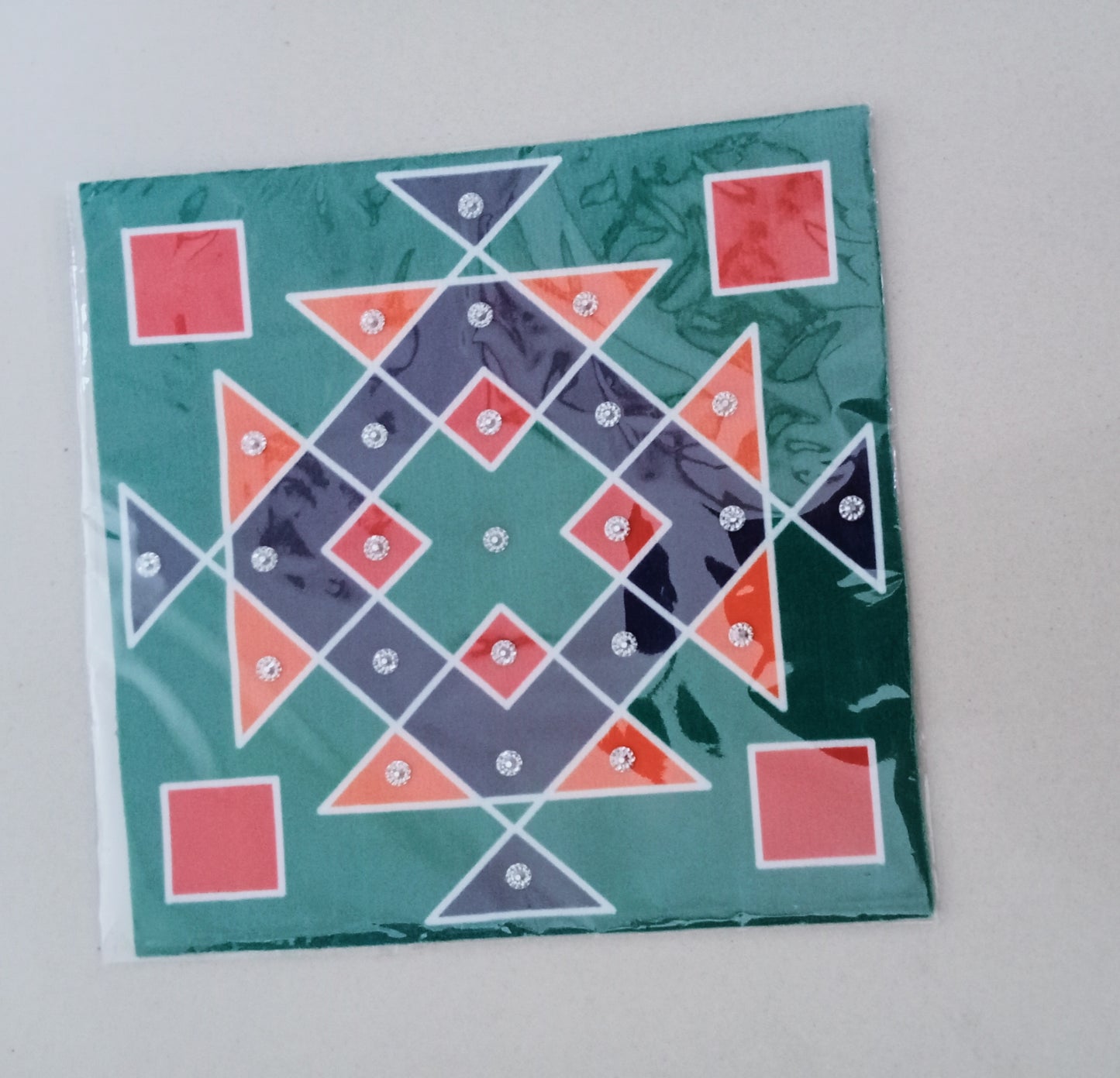 Fabric Ready rangoli washable /Decorative item