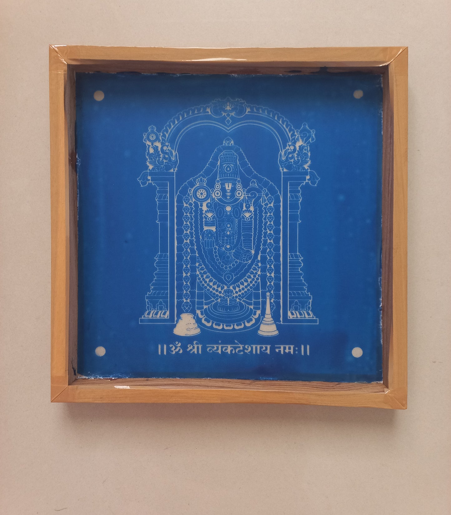 Shri Venkatashay Rangoli Stencil / sacha