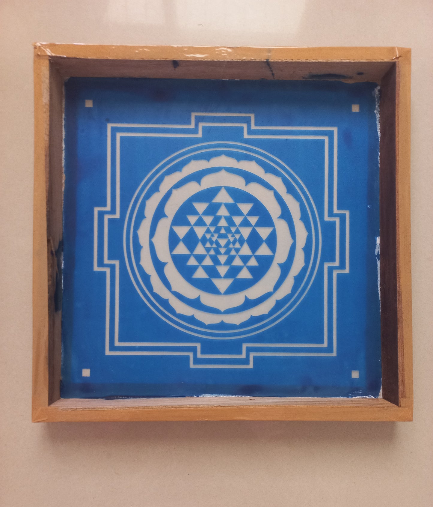 Shri Yantra Rangoli Stencil / Sacha