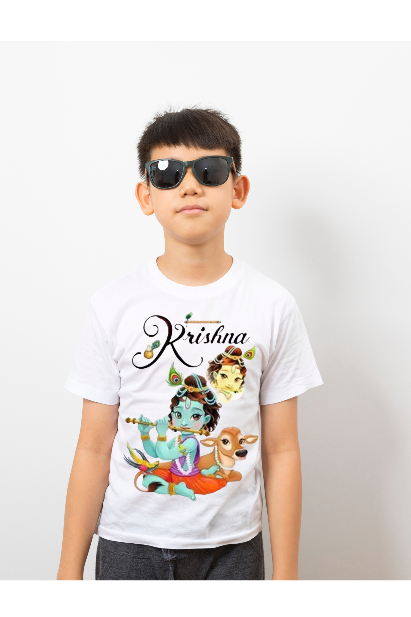 Special Krishna Theme Kids T-Shirt