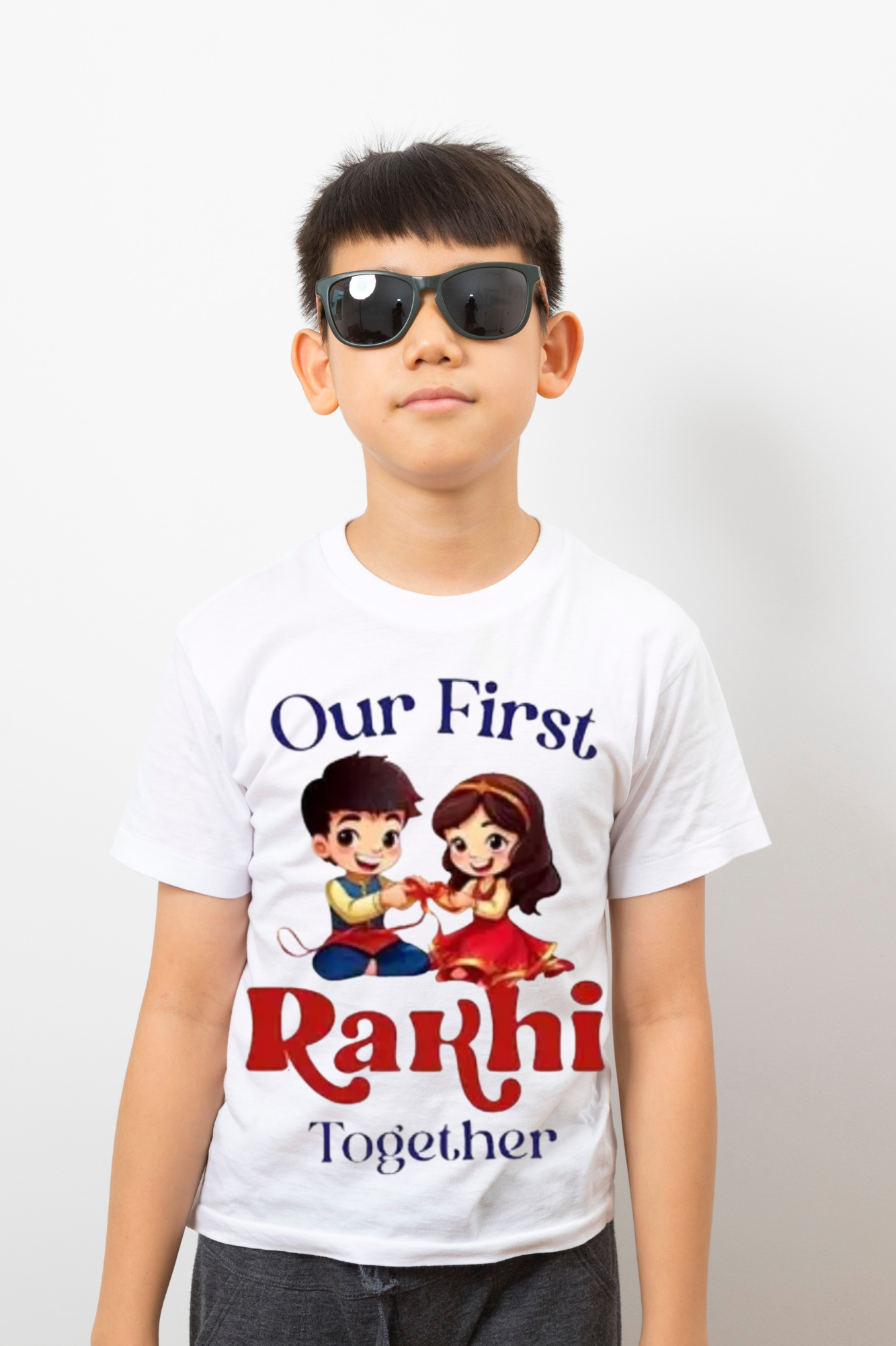 Special First Rakhi Theme Kids T-Shirt