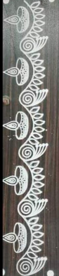 Border Rangoli Stencil/ Sacha