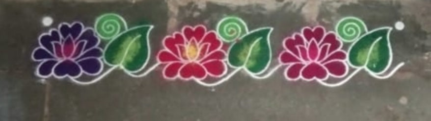 Border Rangoli Stencil / Sacha