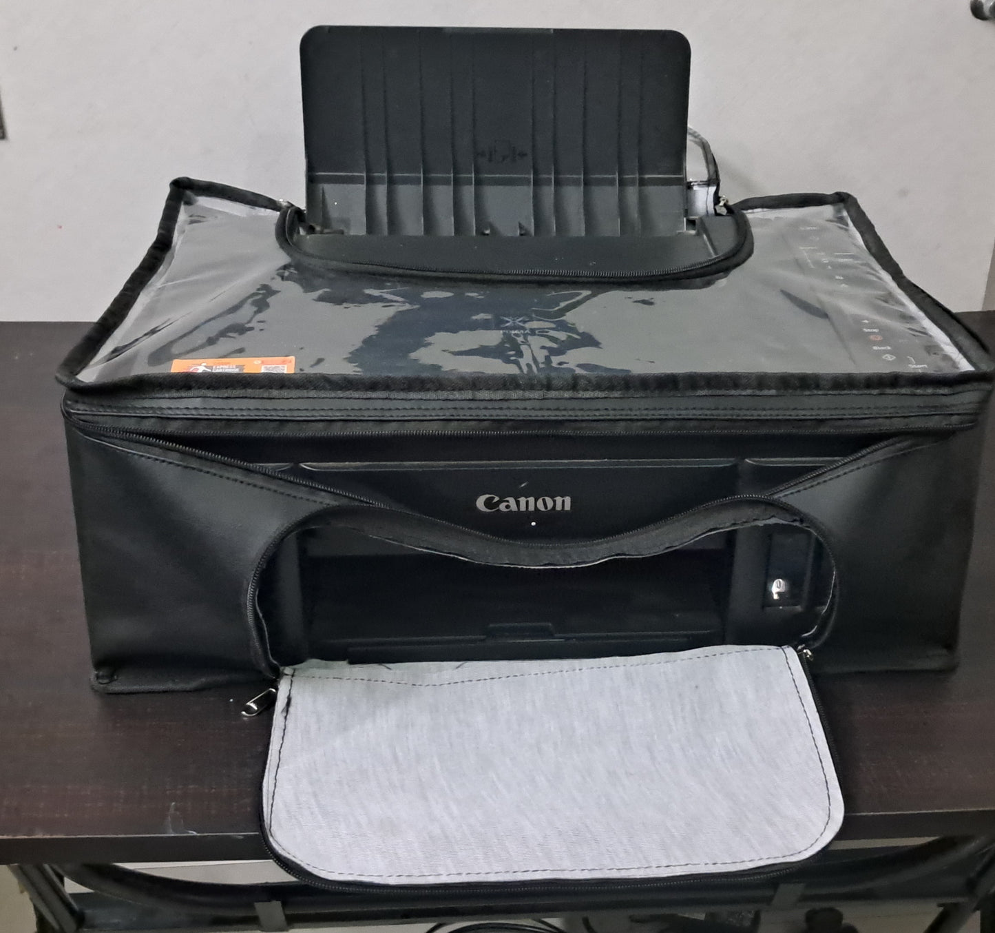 Premium Quality Printer Dust-proof Waterproof Cover with Zip | Rexin Material | Compatible with canon G3010 G2010 G3000 Series