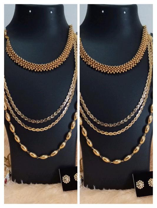 Premium quality Gauri ganpati/Mahalaxmi Jewllery Combo