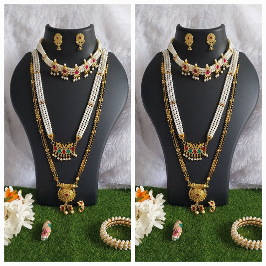 Moti Gauri Ganpati Combo free Gajara