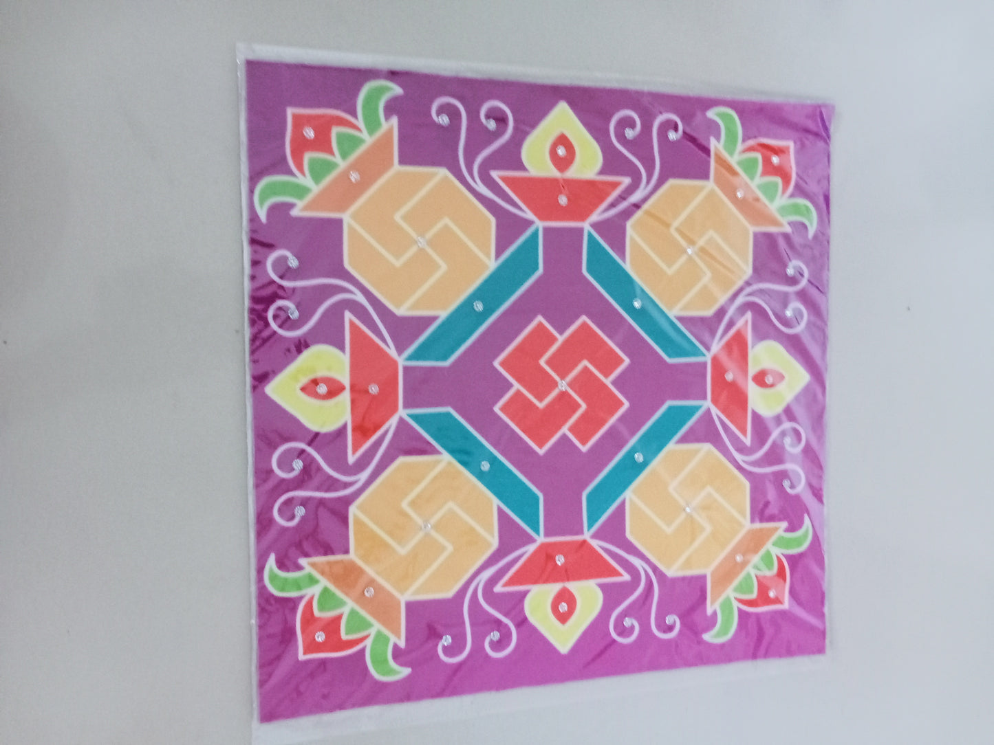 Fabric Ready rangoli washable /Decorative item