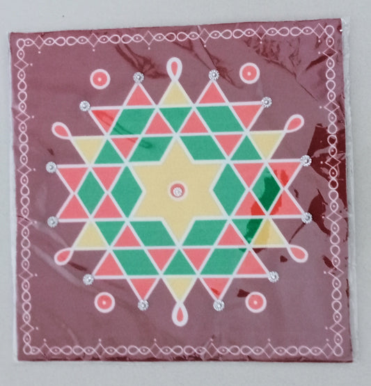 Fabric Ready rangoli washable /Decorative item
