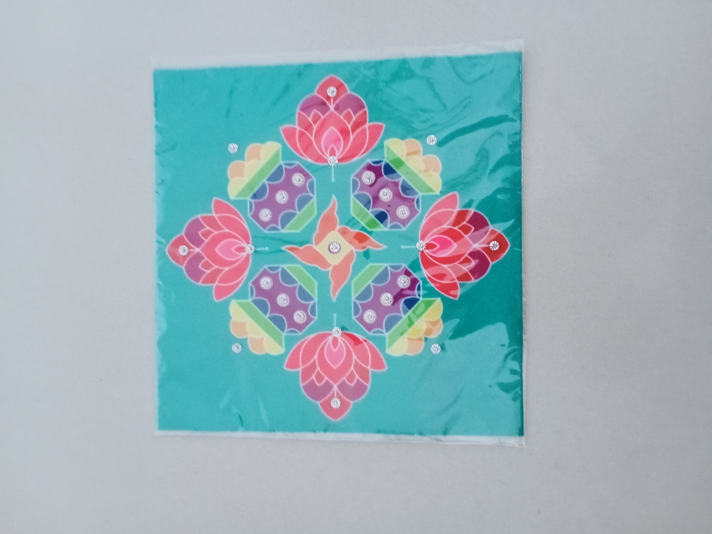 Fabric Ready rangoli washable /Decorative item
