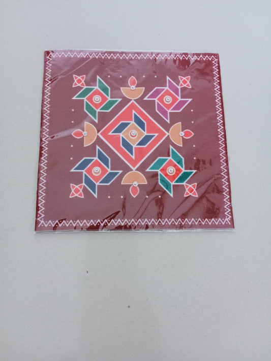Fabric Ready rangoli washable /Decorative item