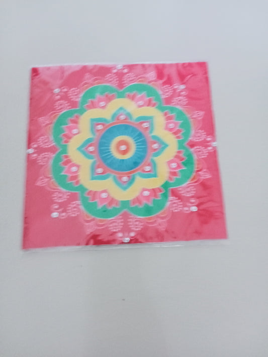 Fabric Ready rangoli washable /Decorative item