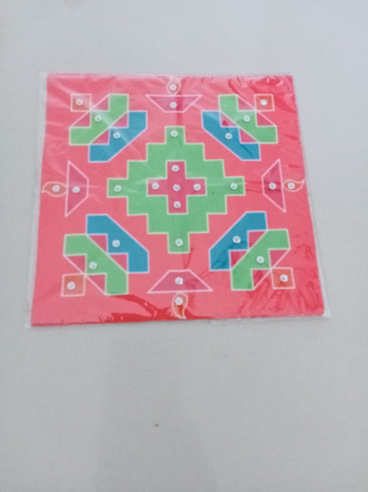 Fabric Ready rangoli washable /Decorative item