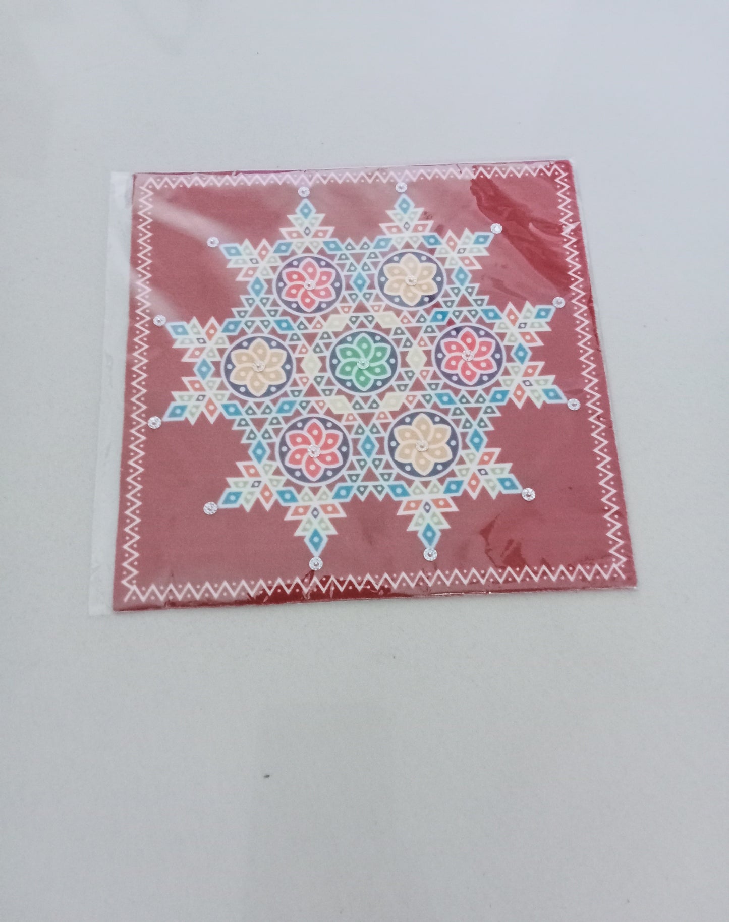 Fabric Ready rangoli washable /Decorative item