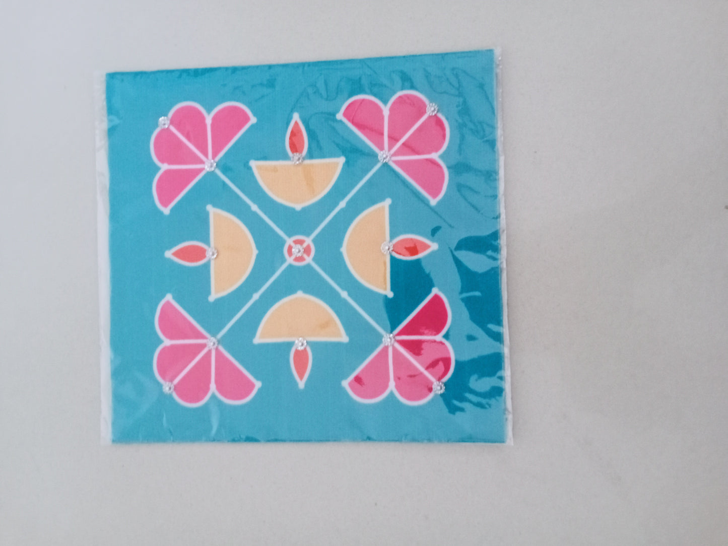 Fabric Ready rangoli washable /Decorative item