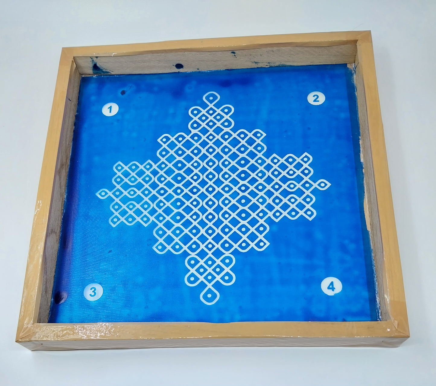 Square Rangoli Stencil/Sacha
