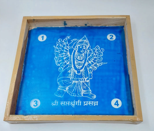Shree Sapatshurngi Prasan Rangoli Stencil/ Sacha