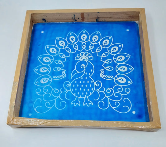 Peacock Rangoli Stencil / Sacha