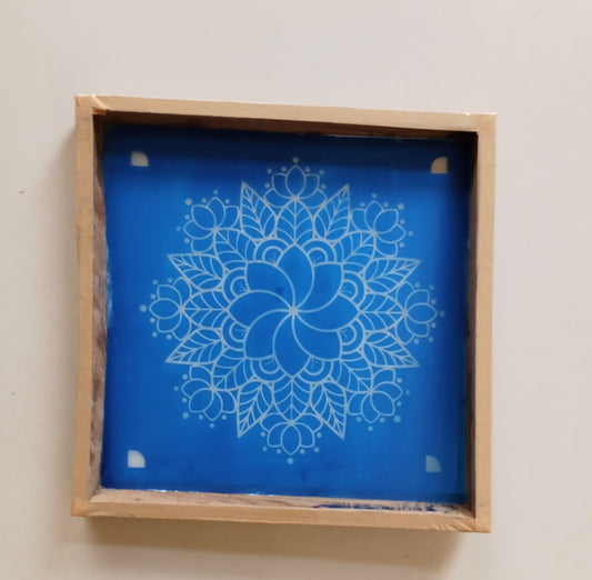 Square Rangoli Stencil / sacha