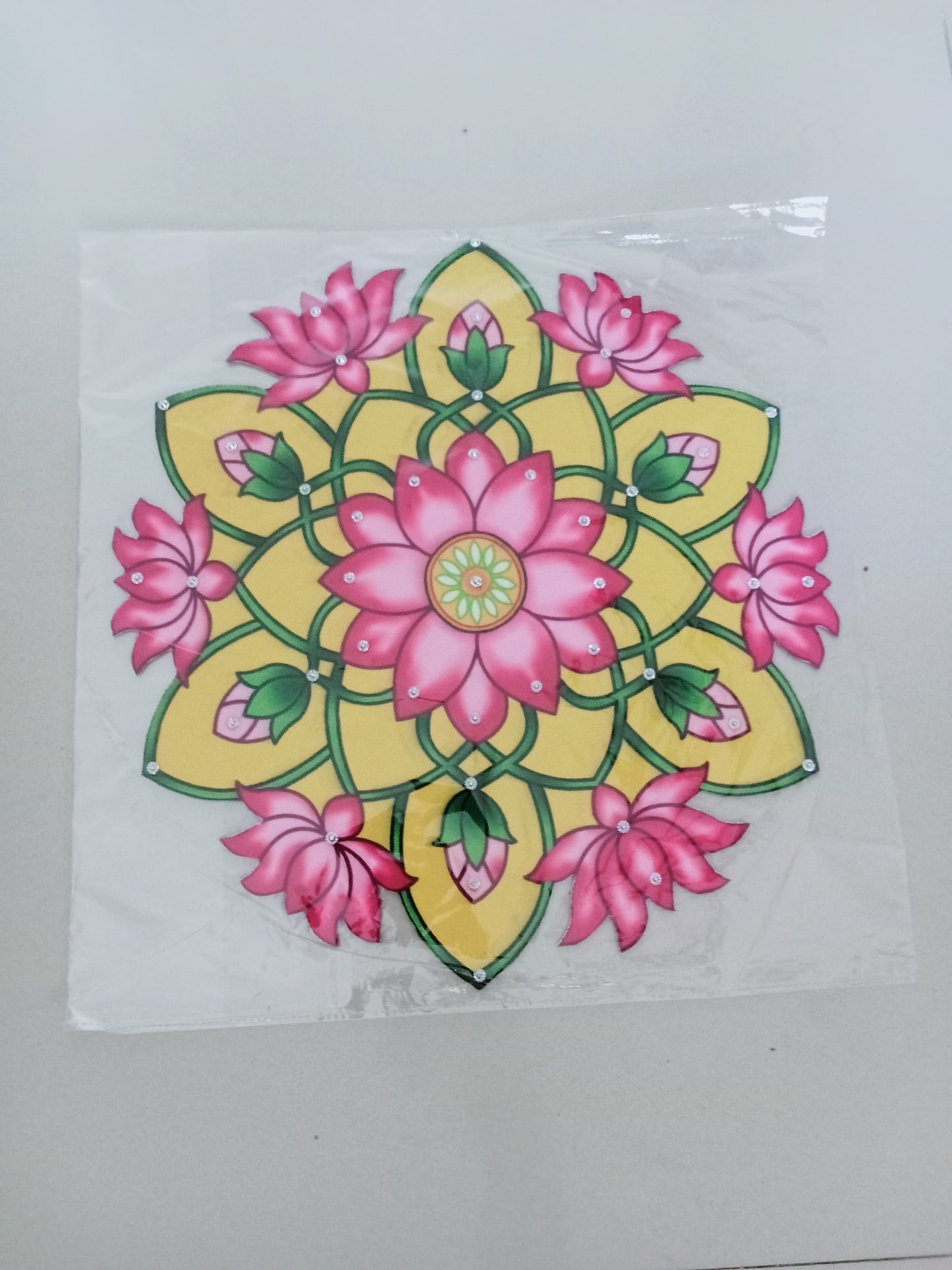 Fabric Ready rangoli washable /Decorative item