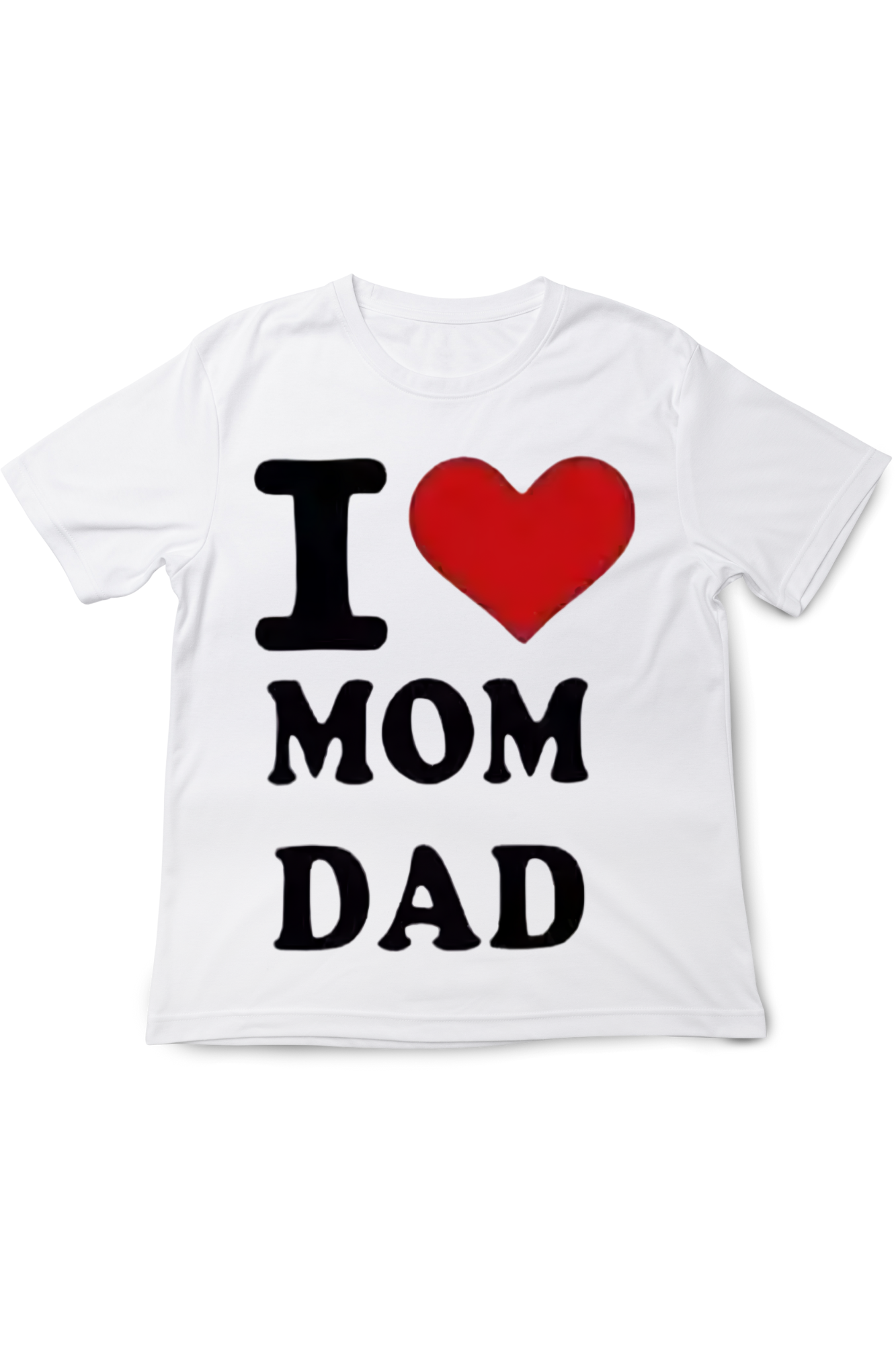 Special I Love Mom Dad Theme Kids T-Shirt