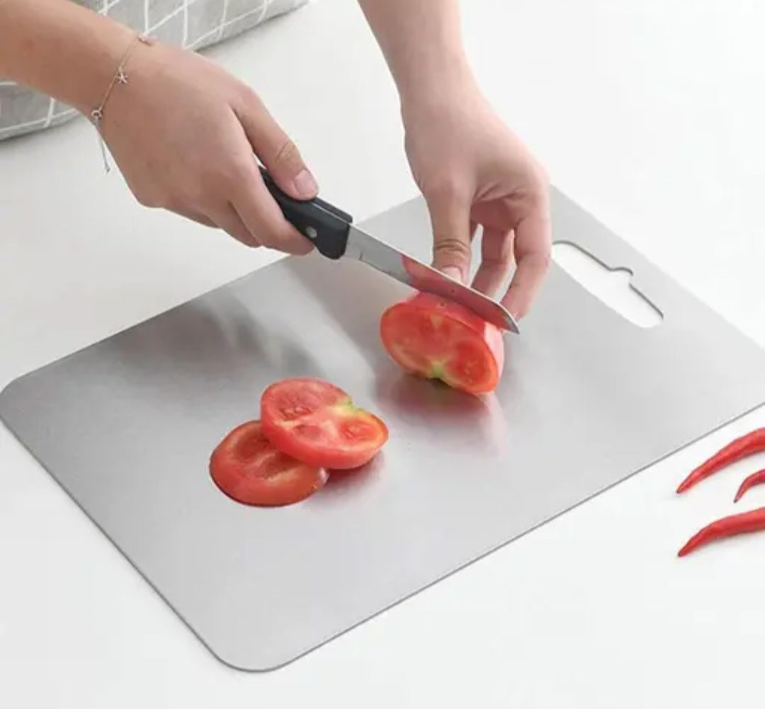 Premium Stainless Steel Multipurpose chopping and cutting Board for kitchen,vegetable & fruit cutter,heavy Durable Easy to clean  chopping and cutting board